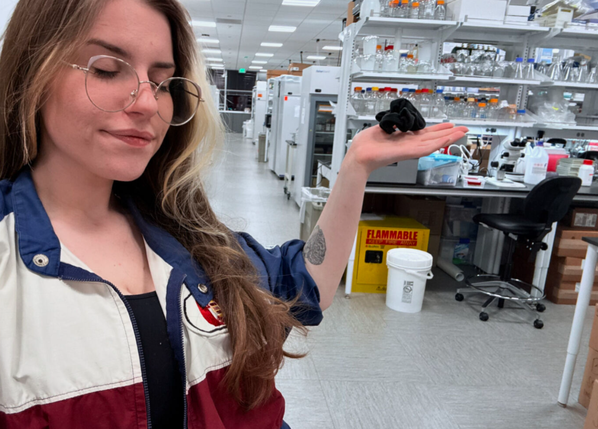 After-hours lab moment