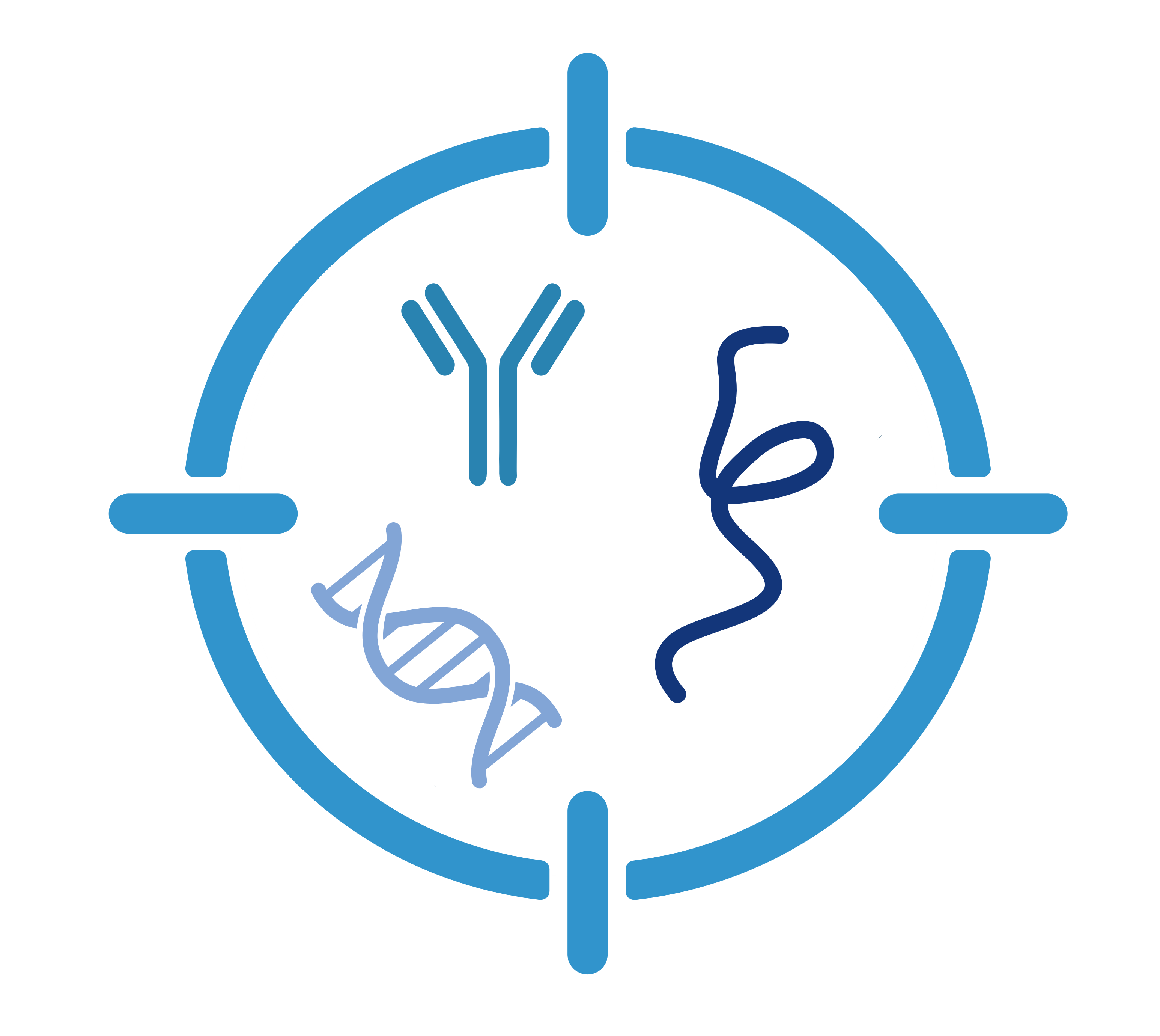 Simplified soluble biomarker and molecular assay icon