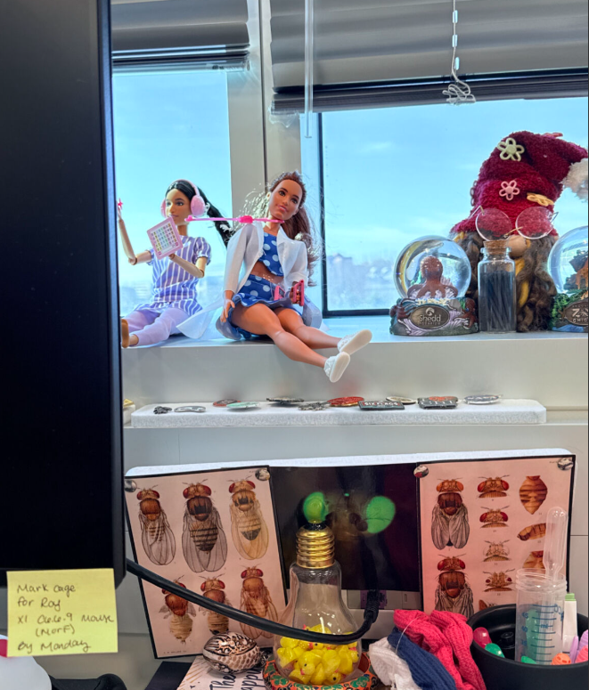 Lab desk or workspace