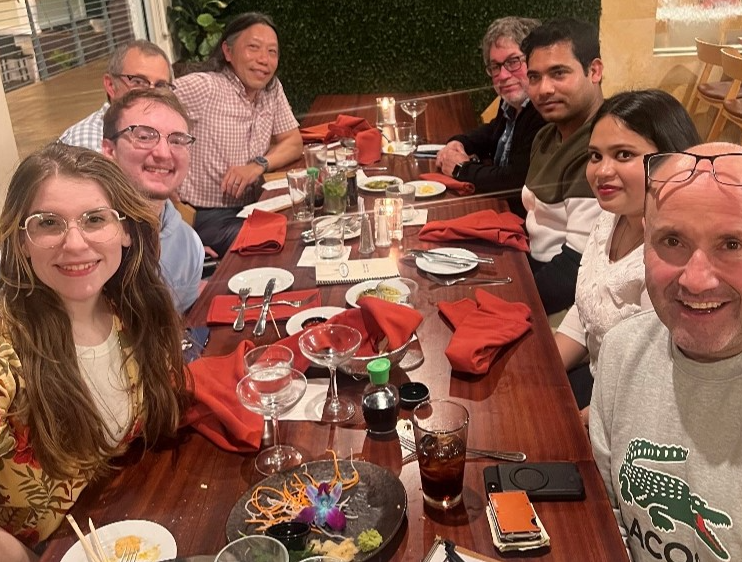 Lab dinner in Florida
