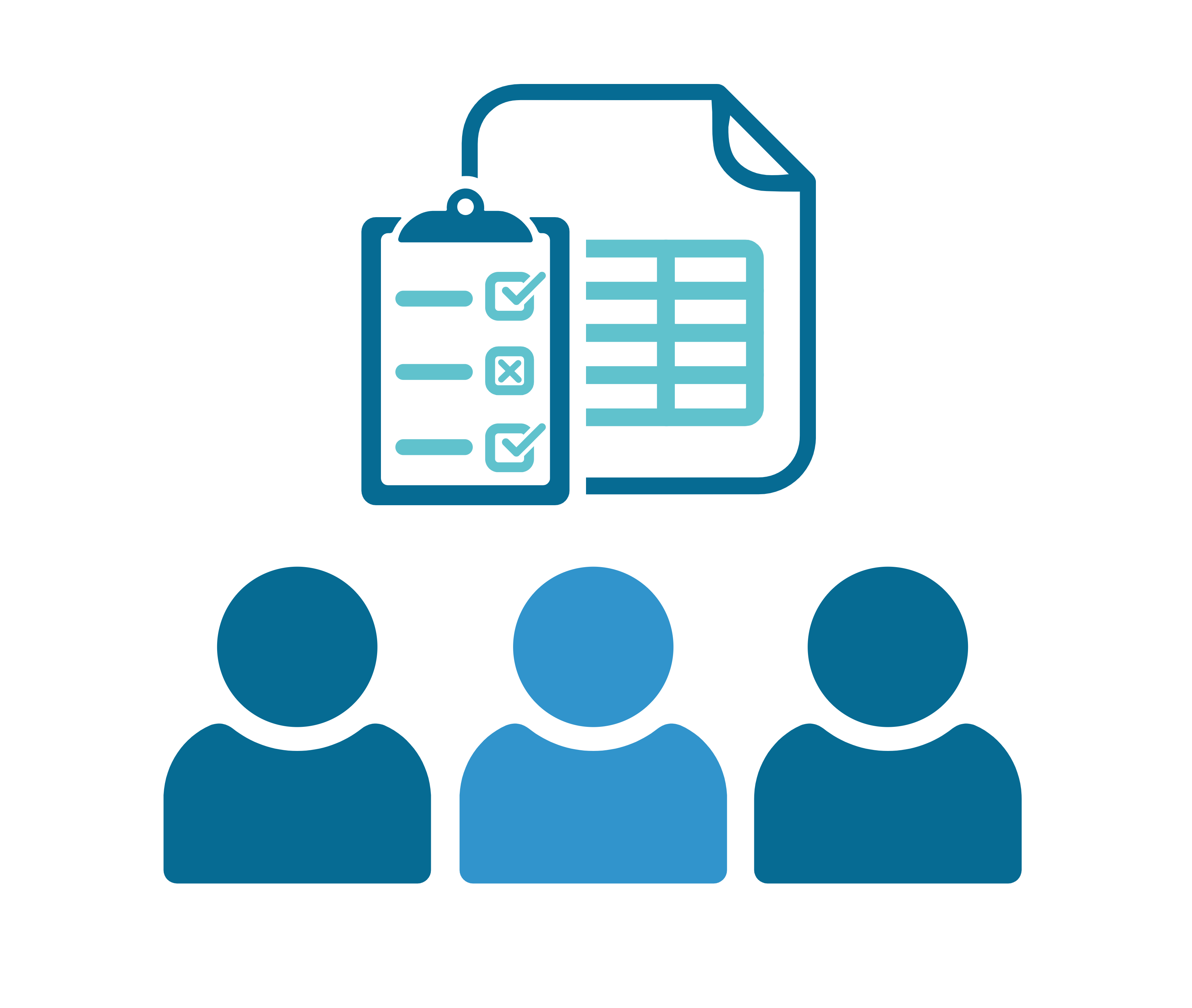 Simplified human translational study icon